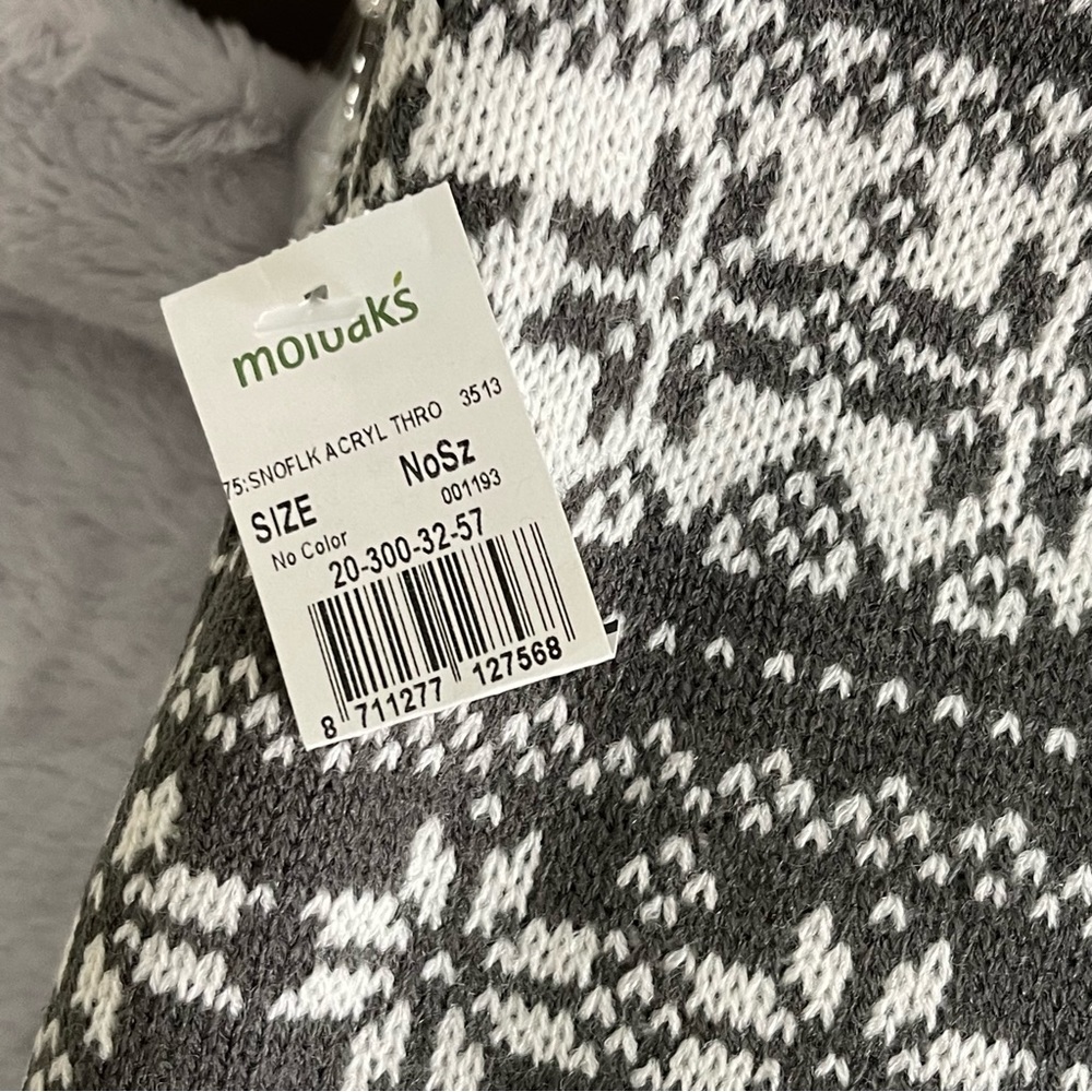 NWT Snowflake Throw Blanket - Picture 4 of 4